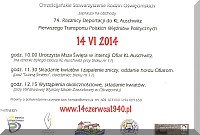 Oświęcim Msza św. w KL Auschwitz 14.06.2014